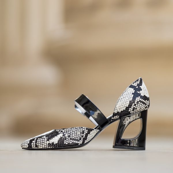 Pantofi Dama Cu Toc Gros People Dream - imagine 2
