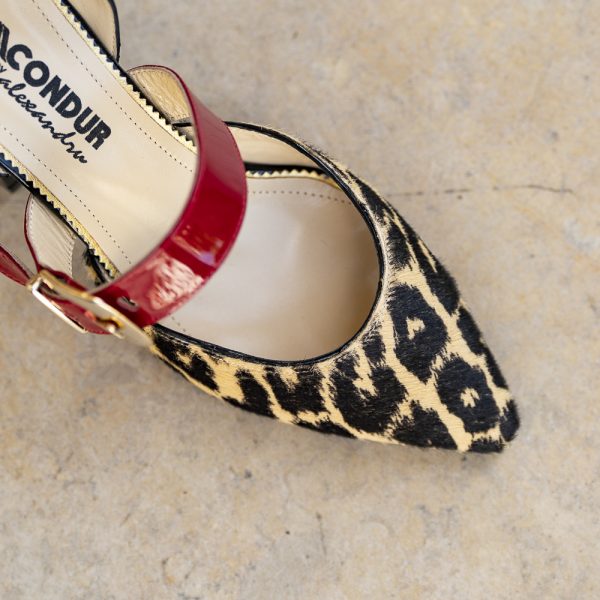 Pantofi Dama Cu Toc Gros People Fashion - imagine 2
