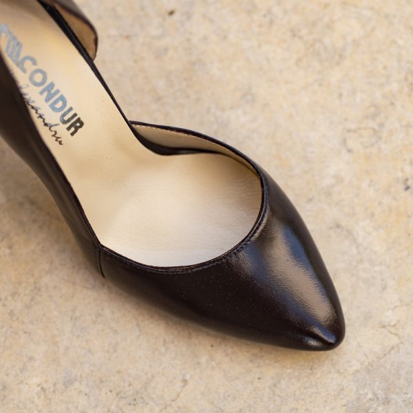 Pantofi Stiletto Aime Brown M - imagine 3