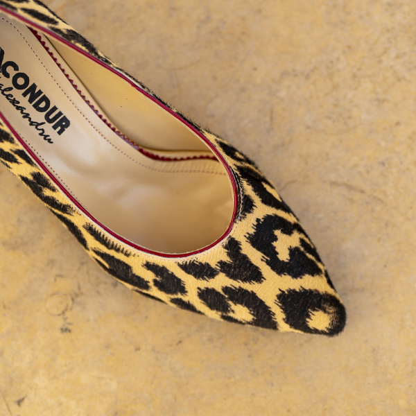 Pantofi Dama cu Toc Gros Catherine Sauvage - imagine 3