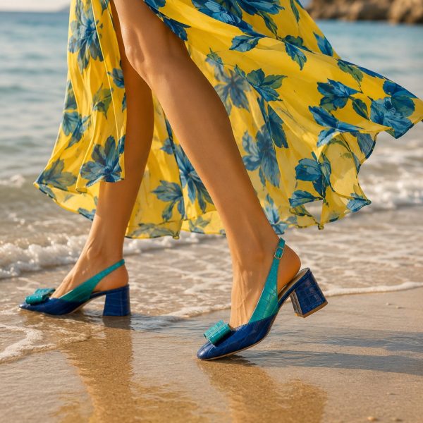 Sandale Dama din Piele Naturala Joy Fantezie - imagine 1