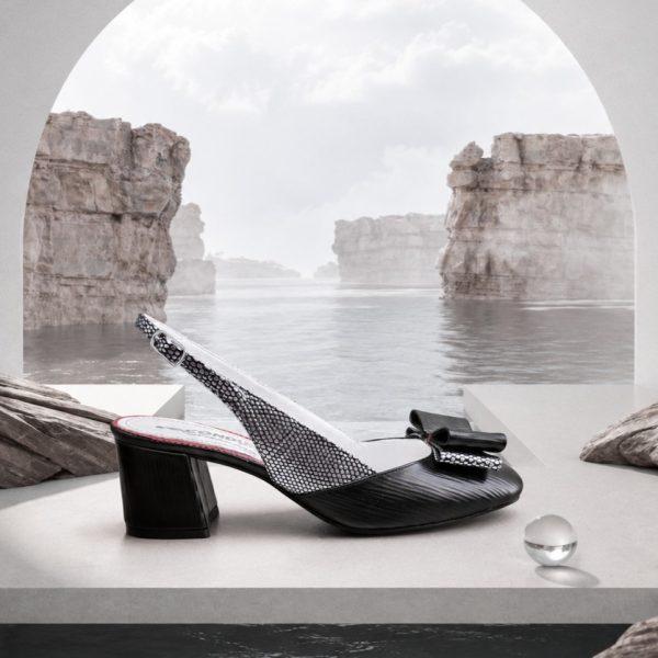 Sandale Dama din Piele Naturala Joy Black Argento 2 - imagine 1