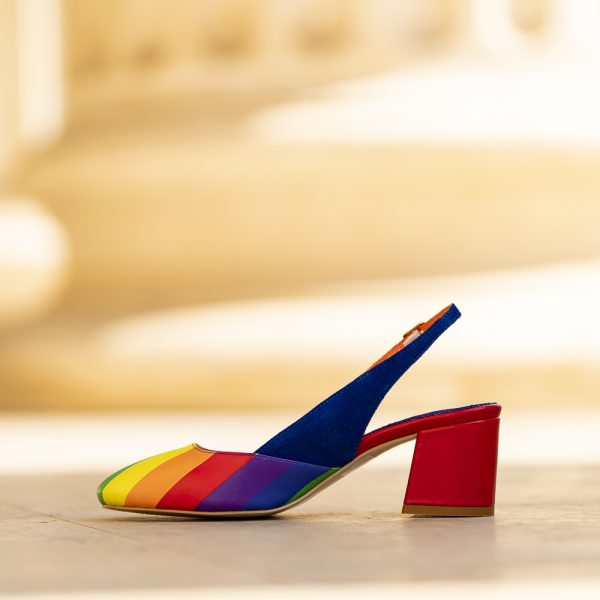 Sandale Dama din Piele Naturala Joy Rainbow2 - imagine 2