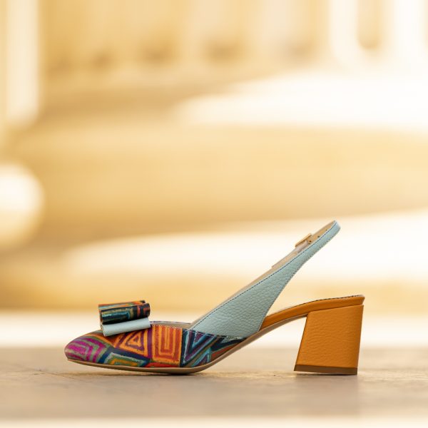 Sandale Dama din Piele Naturala Joy Summer - imagine 2