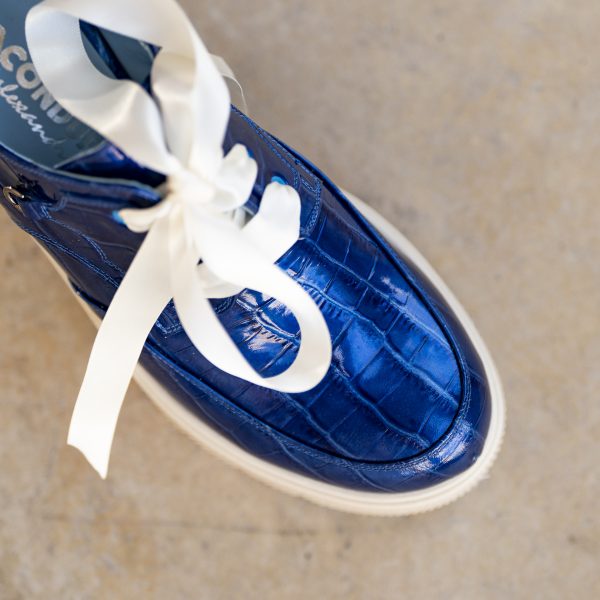 Pantofi Dama Cu Talpa Groasa Amani Cobalt - imagine 4