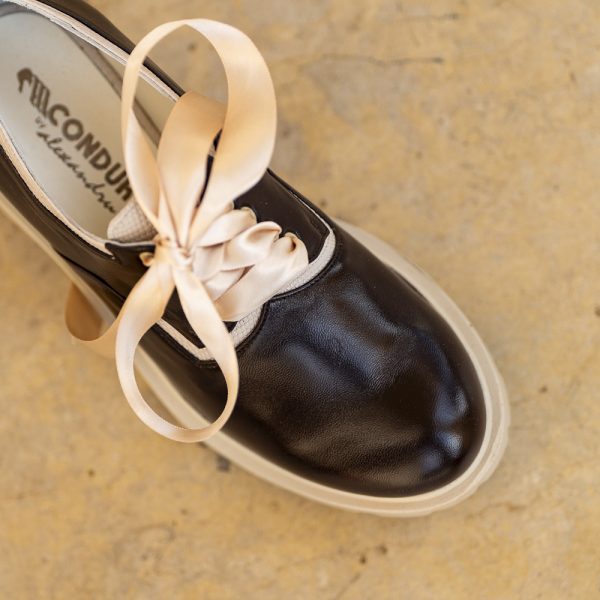 Pantofi Dama cu Siret Renate Brown - imagine 2