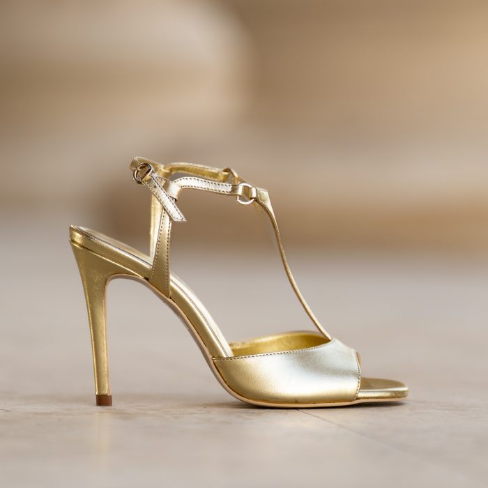 Sandale Dama din Piele Naturala Zaya Gold