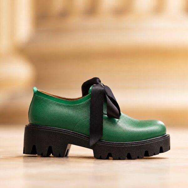 Pantofi Dama cu Siret Renate Earth - imagine 2