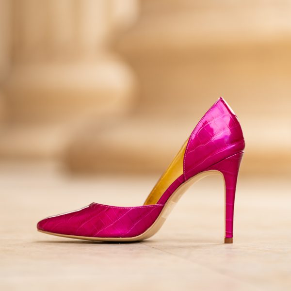 Pantofi Stiletto Aime Fuchsia - imagine 2