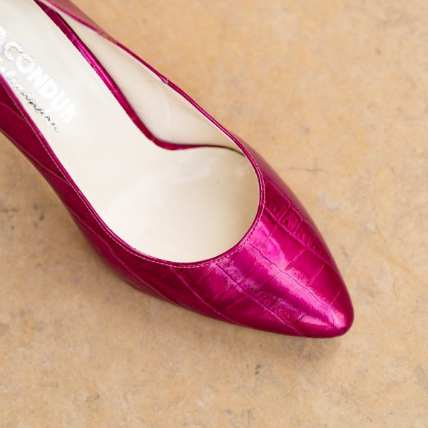 Pantofi Stiletto Adele Fucshia - imagine 3