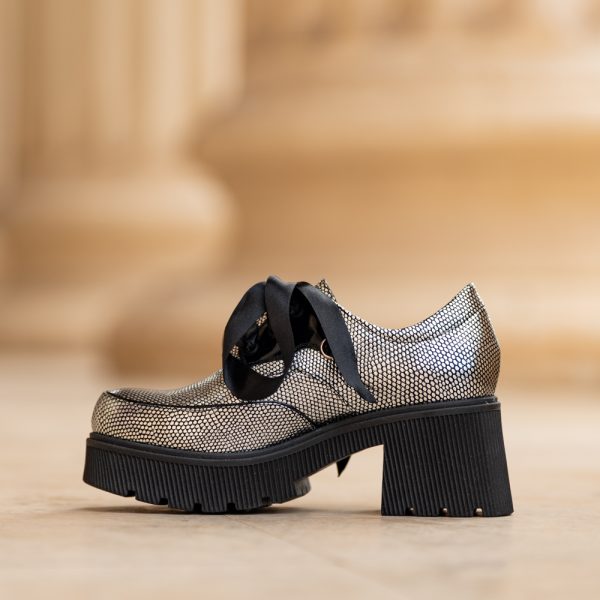 Pantofi Dama cu Talpa Groasa Amani Argento - imagine 2