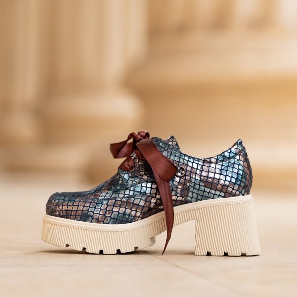 Pantofi Dama cu Talpa Groasa Amani Glam - imagine 3