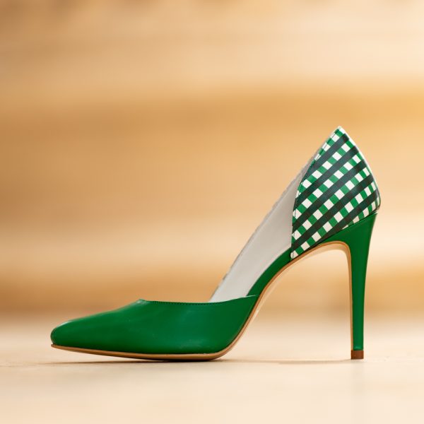 Pantofi Stiletto Aime Vert - imagine 2