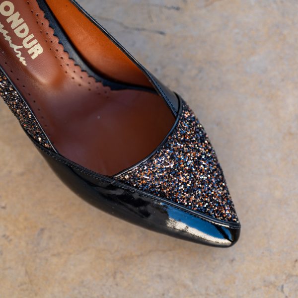 Pantofi Dama Toc Gros Aurora Black - imagine 3