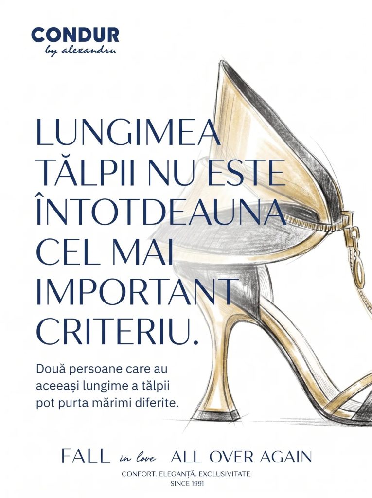 La CONDUR by alexandru, eleganta incepe cu potrivirea perfecta.