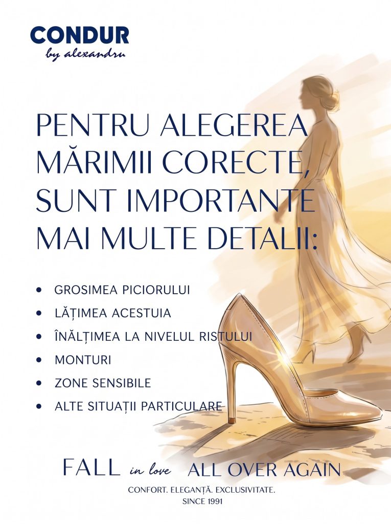 La CONDUR by alexandru, eleganta incepe cu potrivirea perfecta.
