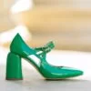 Pantofi dama Fantasy Safiano Verde